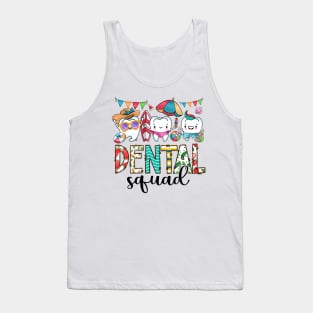 Happy Summer Dental Squad Dentist Summer Vacation Tank Top